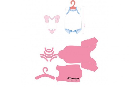 Cutting Dies Eline's Onesie Collectables Marianne Design