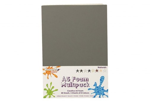 Gomma Crepla A5 Colori Naturali Dovecraft 40pz