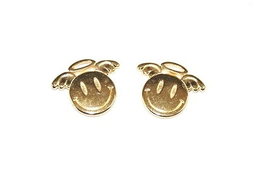 Pendente Smile Angelo Oro 19x15mm - 2pz