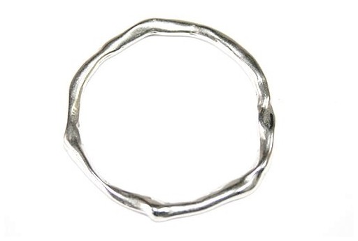 Anello Connettore Argento Zama 41x42mm - 1pz