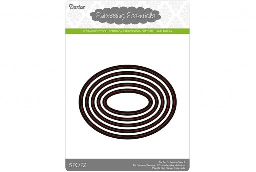 Cutting Dies Ovals Darice 5pcs