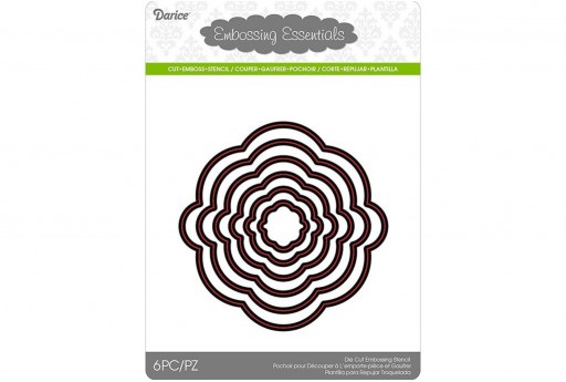 Cutting Dies Bumpy Circles Darice 6pcs