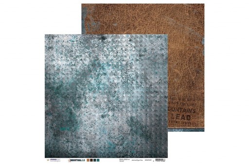 Double-Sided Patterned Paper n.09 Industrial 2.0 Studio Light 30x30cm 1sheet