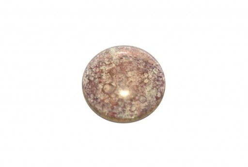 Cabochon Par Puca® Crystal Amber Bronze 25mm - 1pcs