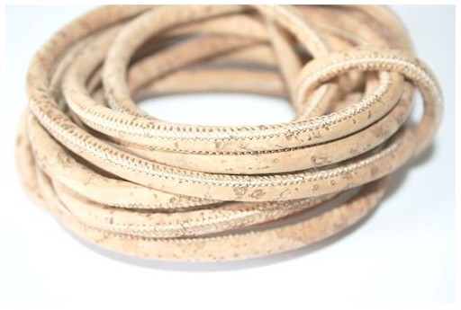 Cork Cord Natural 5mm - 50cm