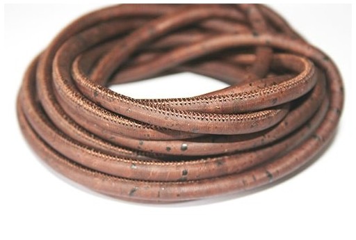 Cork Cord Brown 5mm - 50cm