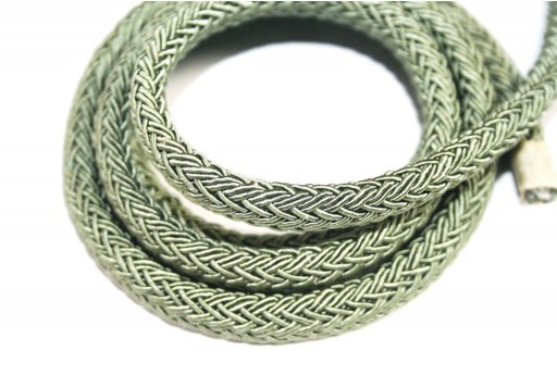 Regaliz Cord Light Green 10x8mm - 50cm