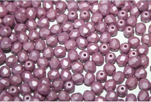 Perline Mezzi Cristalli Powdery Lavender 4mm - 60pz