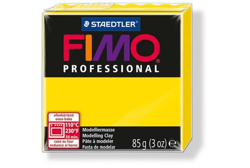 Fimo Professional Polymer Clay 85g Yellow Col.100