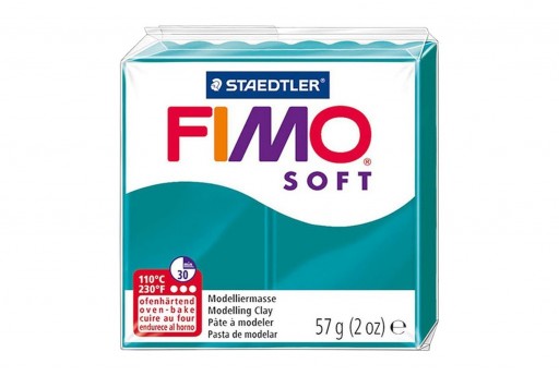 Fimo Soft Polymer Clay 57g  Petrol