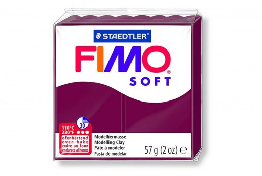 Fimo Soft Polymer Clay 57g  Merlot