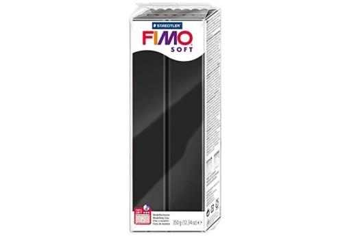 Fimo Soft Polymer Clay 350g Black Col.9