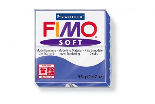 Pasta Fimo Soft 56 gr. Blu Brillante Col.33