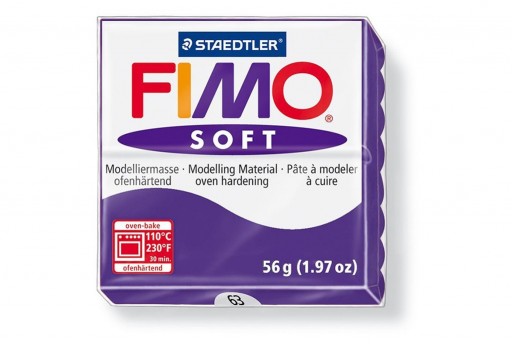 Fimo Soft Polymer Clay 56g Plum Col.63