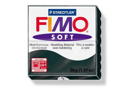 Pasta Fimo Soft 56 gr. Nero Col.9