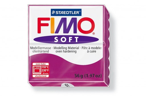 Pasta Fimo Soft 56 gr. Porpora Col.61