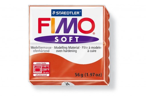 Fimo Soft Polymer Clay 56g Indian Red Col.24