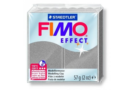 Fimo Effect Polymer Clay 57g Silver Pearl