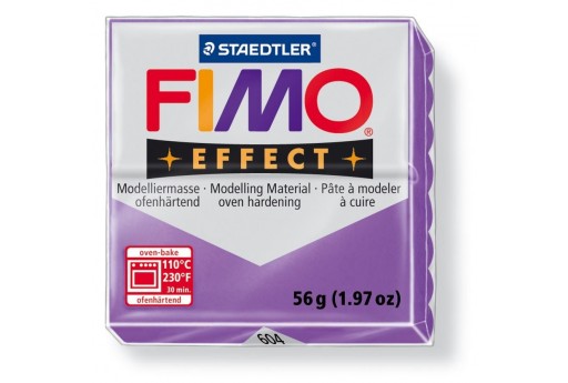 Pasta Fimo Effect 56 gr. Viola Traslucido Col.604