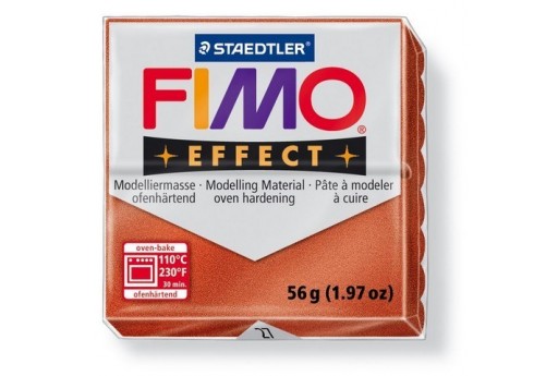 Fimo Effect Polymer Clay 56g Metallic Copper Col.27