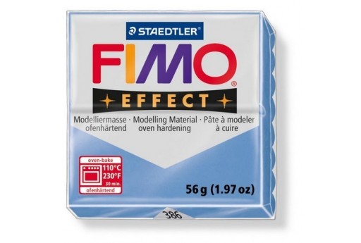 Pasta Fimo Effect 56 gr. Blu Agata Quarzo Col.386