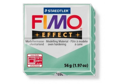 Fimo Effect Polymer Clay 56g Gemstone Colour Jade Green Col.506