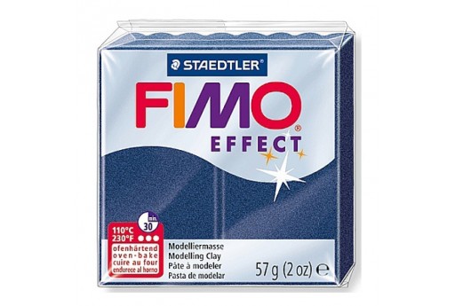 Fimo Effect Polymer Clay 56g Metallic Sapphir Blue Col.38