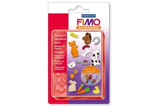 Fimo Stampo Push Animaletti