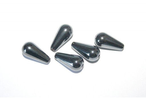 Pietre Dure Hematite Goccia 8x15mm - 24pz