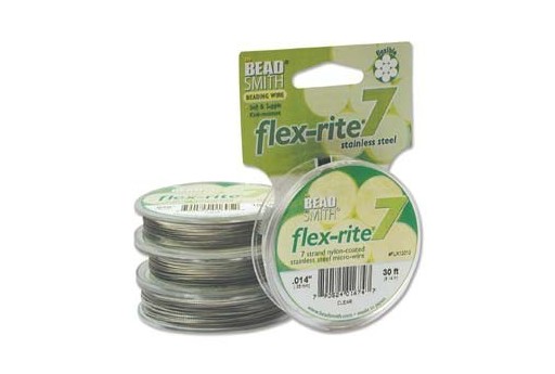 Flexrite Nylon-Coated Steel Beading Wire 0,35mm - 9,14m