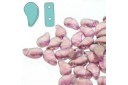 Czech Glass Beads Paisley Duo Halo Persian Pink 8x5mm - 10gr