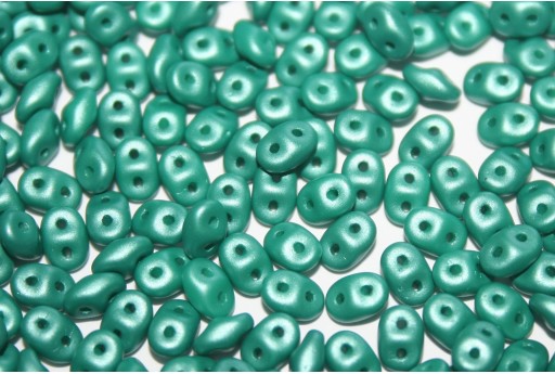 Superduo Beads Powdery Teal 5x2,5mm - 10gr