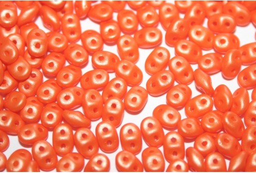 Perline Superduo Powdery Orange 5x2,5mm - 10gr