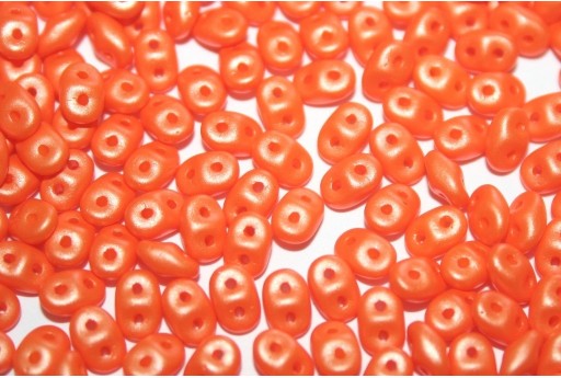 Superduo Beads Powdery Orange 5x2,5mm - 10gr