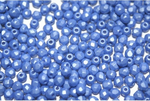 Fire Polished Beads Powdery Blue 3mm - 60pz