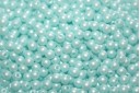 Tondi Vetro di Boemia Powdery Pastel Turquoise 3mm - 100pz