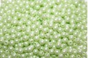 Tondi Vetro di Boemia Powdery Pastel Lime 3mm - 100pz