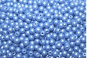 Czech Round Beads Powdery Blue 3mm - 100pcs
