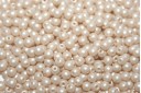 Czech Round Beads Powdery Beige 3mm - 100pcs