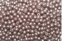 Czech Round Beads Powdery Brown 3mm - 100pcs