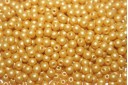 Czech Round Beads Powdery Yellow 3mm - 100pcs