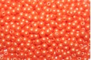 Czech Round Beads Powdery Orange 3mm - 100pcs