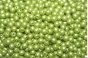 Tondi Vetro di Boemia Powdery Lime 3mm - 100pz