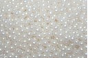 Czech Round Beads Powdery Ivory 3mm - 100pcs