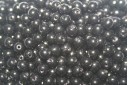 Czech Round Beads Jet 4mm - 100pcs