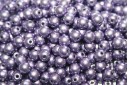Czech Round Beads Saturated Metallic Ballet Slipper 4mm - 100pcs
