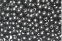 Czech Round Beads Powdery Jet 4mm - 100pcs