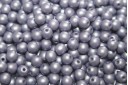Czech Round Beads Powdery Lilac 4mm - 100pcs