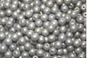 Czech Round Beads Powdery Antique Gold 4mm - 100pcs