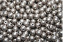 Czech Round Beads Saturated Metallic Hazelnut 4mm - 100pcs